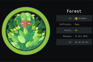 HacktheBox — Forest