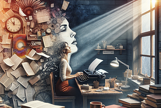 Author with a Message
