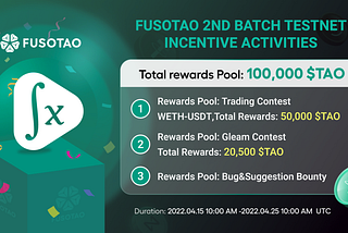 Fusotao Testnet Incentive Activities