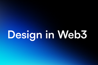 Design in Web3