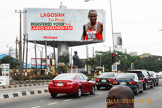 Lagos Marathon and breaking through the clutter of political advertising