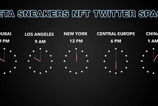 Meta Sneakers NFT twitter space 02.23.2022