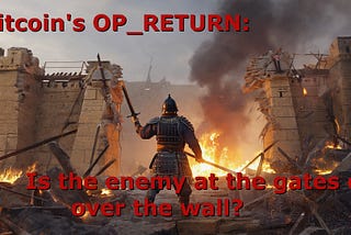 Bitcoin’s OP_RETURN: Is the enemy at the gates or over the wall?