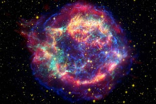 A nasa image of dying star