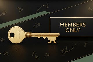 An image showing a Key with Members Only Tag