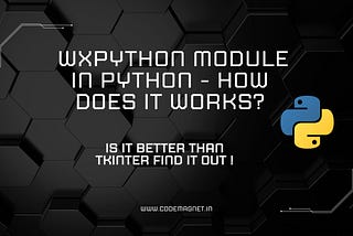 Discover the power of wxPython with our complete guide — it’s more versatile and visually stunning…