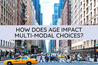 How Does Age Impact Multi-Modal Choices?