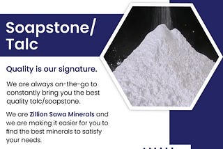 Exploring India’s Top Soapstone Powder Manufacturers: Zillion Sawa Minerals Pvt. Ltd.