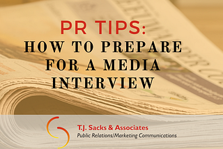 PR Tips: How to Prepare for a Media Interview