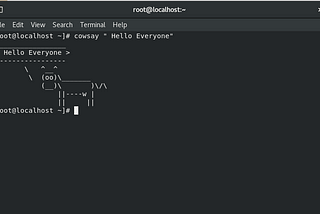 Exploring Fun commands in Linux.