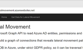 Lateral Movement Graph for Azure AD