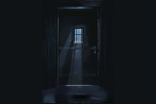 door to a detention cell in Bonnie Brown