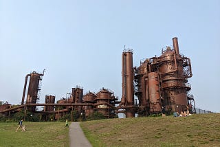 Gas Works Park in Seattle turns industrial ruin into family fun