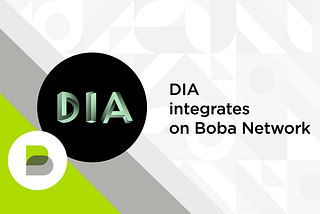 DIA IntegratesPrice Data Provisions on Boba Network