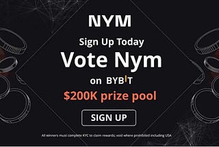 Register now — vote for Nym for Bybit!