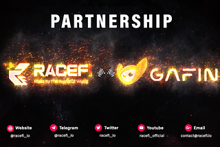 PARTNERSHIP ANNOUNCEMENT | RaceFi x GaFin