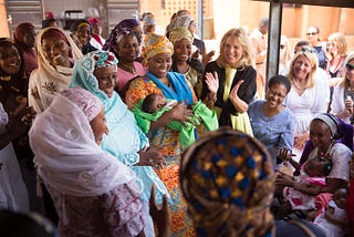 In Niger, Dr. Biden meets Female Parliamentarians, Entrepreneurs and Students