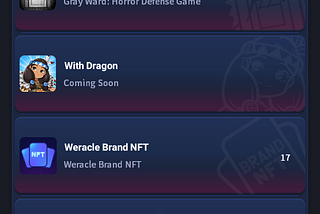 [Update] Brand Game NFT