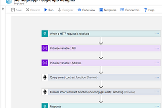 Calling Ethereum Smart Contracts in Azure Logic Apps