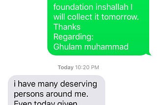 Reflections On Collecting Funds For Edhi Foundation