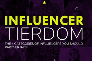 Influencer Tierdom: The 4 Categories of Influencers You Should Partner With