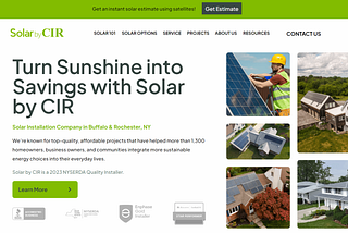 Solar by CIR home page