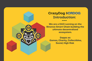 Welcome to CrazyDog $CRDOG