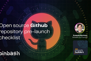 Open source Github repository pre-launch checklist