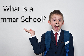 Boy in school uniform