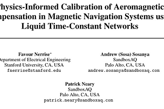 Rethinking Navigation Using Quantum Sensing and AI