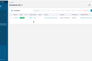 Managing Docker Containers with Portainer