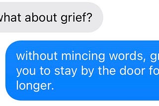 What about Grief?