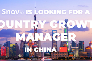 Snov.io is looking for a Country Growth Manager (China)