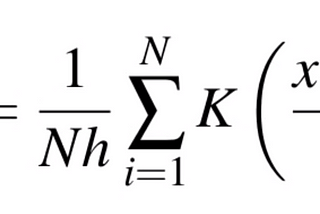 Introduction to Kernel density estimation.