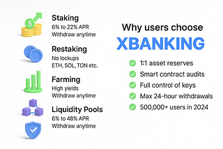 📌 What earning options does XBANKING offer — and why do hundreds of thousands trust it?
