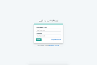 Tailwind CSS — Building a Login Page