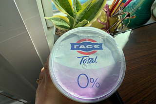 I measure my time in Fage Greek Yogurt. Perhaps you should, too