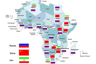 Mapping out Russian, Iranian and Chinese Influence Operations in Africa