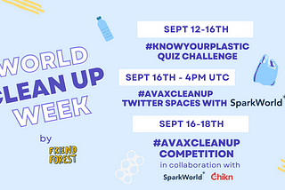 World Clean Up Week with FriendForest!