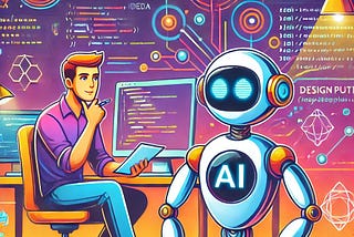 Software Developer and LLM — Image Generated by GPT4o