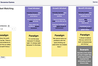 Free Mindset Matching Game with Customizable Content