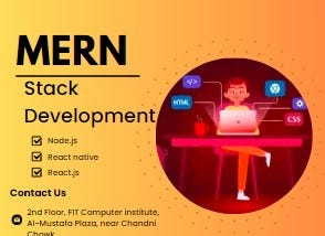 Best Institute For Mern Stack Development From FIT Computer Institute In Rawalpindi & Islamabad