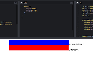 ทำ Animation ใช้ setInterval หรือ requestAnimationFrame ดีกว่ากัน