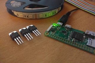 How to connect RGB Strip LED Lights to Raspberry Pi Zero W and control from Node.js