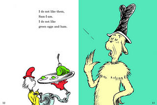 What we can learn from Green Eggs and Ham?