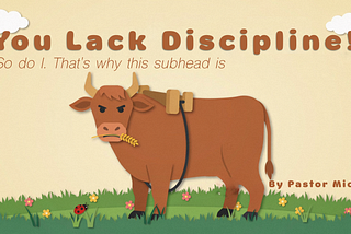 You Lack Discipline!