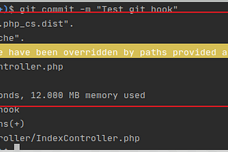 PHP Coding Standards fixer with git commit