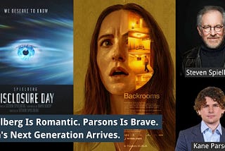 Spielberg Is Romantic, Parsons Is Brave: Film’s Next Generation Arrives