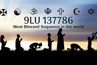 Most Blessed Sequence in the World — Blessing of God from all Different Religion (9LU 137786)