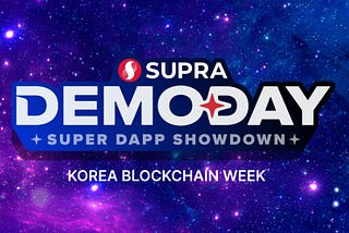 Supra Demo Day at Korea Blockchain Week 2024